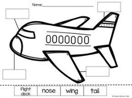 Airplane Labeling Activity Labeling Activities Airplane Activities Transportation Unit