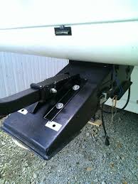 Carrying bikes while towing a 5th wheel camper trailer. Image Camper Hacks Rv Stuff Atv Trailers