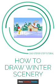 How To Draw A Winter Scenery Really Easy Drawing Tutorial Winter season drawing, how to draw winter season scenery, snowfall scenery drawing, easy scenery drawing.in this video learn drawing winter season scenery. how to draw a winter scenery really