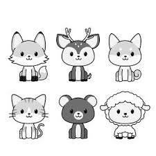 Dibujo Para Colorear Kawaii