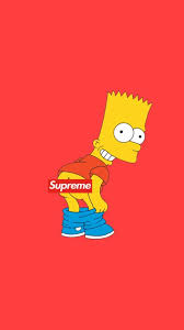 See more ideas about trill art, dope art, dope cartoons. Simpson Supreme Wallpaper Karikatur Rot Illustration Erfundener Charakter Animation Clip Art Grafikdesign Kunst 1897755 Wallpaperkiss