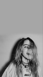 Billie Eilish Black And White Photoshoot Pin Su Billie Eilish In 2020 Billie Eilish Billie Celebrities
