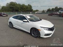 The first three trim levels in the 2019 honda civic lineup are the lx, sport, and ex. Honda Civic Coupe Ex 2019 White 1 5t Vin 2hgfc3b35kh355000 Free Car History