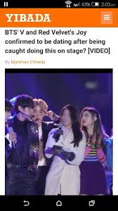 Check out these 15 hot photos of the all elite wrestling star showing off her tits. Taehyung And Red Velvet S Joy Apparently Dating Army S Amino