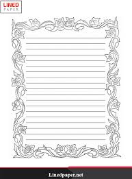 Get free lined paper printable, lined writing paper to print, lined paper for kids/ kindergarten a lined paper which is also known as the ruled paper in a formal manner is a basic writing paper. Free Printable Lined Paper Template With Border Lined Paper