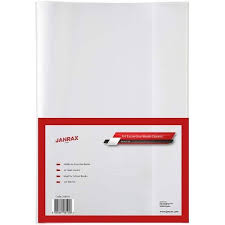 A4+ clear exercise book covers. Plastic Pack Of 10 A4 Clear Exercise Book Covers Packaging Type Packet Rs 115 Piece Id 21609911297