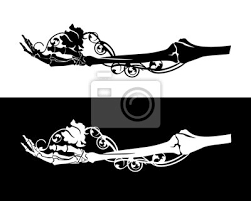Skeleton hand holding rose flower vector. Skeleton Hand Die Eine Rose Halt Fototapete Fototapeten Schwarz Weiss Skelett Stieg Myloview De
