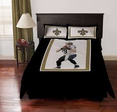 New Orleans Saints Nfl Drew Brees Biggshots Comforter Set Full Comforter Sets Comforter Sets New Orleans Saints