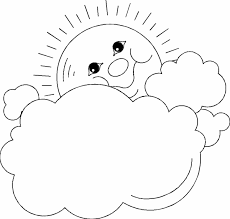 Clouds have a majestic and a somewhat fleeting aura in them which these coloring pages can introduce to your children. Coloring Rocks Sun Coloring Pages Earth Day Coloring Pages Free Kids Coloring Pages