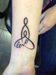 This is made on the inner finger which has an infinity symbol with a tiny simple heart at the end of it. Mother Daughter Celtic Tattoo Tattoos For Daughters Mother Tattoos Tattoos For Kids