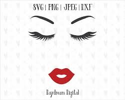 Eyelashes Lips Girly Eyebrows Lashes Makeup Decal Professional Makeup Kit How To Draw Eyelashes Eye Lash Shirt