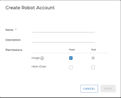 Helm Chart Permissions Should Hidden In Create Robot Dialog