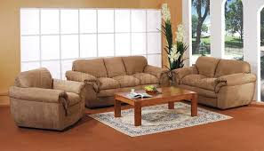 A tan and blue color palette for coastal. Tan Microfiber Living Room Set