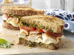 Grilled Chicken Sandwich With Barilla Rustic Basil Pesto Recipe Fancy Grilled Cheese Recipes Grilled Chicken Sandwiches Italian Street Food