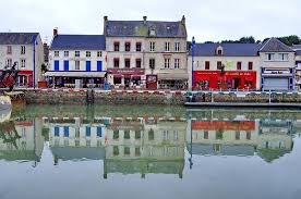 Normandie Port En Bessin 60 Reflets Dans Le Bassin Travel Photo France