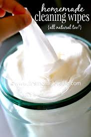 homemade natural cleaning wipes first
