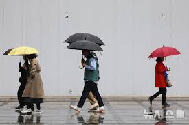 중부지방 비…돌풍과 천둥·번개 유의[내일날씨]