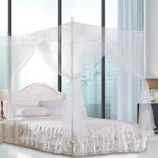 Great savings & free delivery / collection on many items. 1pcs White Mosquito Net Luxury Princess Four Side Openings Bed Curtain Canopy Netting Mosquito Net Twin Size Bedding Mosquito Net Aliexpress