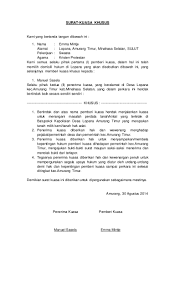 Temukan informasinya dalam ulasan berikut ini. 7 Contoh Surat Kuasa Dan Cara Membuatnya Yang Baik Benar Bergaya