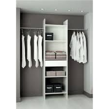 Kit Dressing Blanc Modul Eco H203 X L180 X P40 Cm Rangement Dressing Amenagement Placard Dressing Design