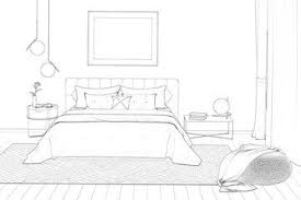 3d Illustration Sketch Of The Cozy Bedroom With Painting A Nightstand A Pouf And A Plaid Front View Ad Bedroom Painting Cozy Bedroom Home Design If you'd rather use software instead of drawing your plans, there are several sites that off free diy. 3d illustration sketch of the cozy