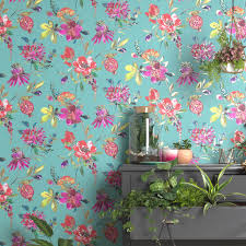 Maybe you would like to learn more about one of these? Holden Decor Melgrano Floral Soft Teal Metallic Wallpaper 90520