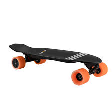 There's an electric skateboard with a rechargeable battery. Enskate R3 Mini Electric Skateboard Shop Electric Skateboard Malaysia