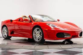 August motorcars is proud to offer this stunning ferrari f430 convertible, presented in classic rosso corsa over beige leather seat trim and perfectly complimented by carbon fiber interior trim. Used 2006 Ferrari F430 Spider For Sale Sold Marshall Goldman Beverly Hills Stock 20055