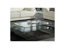 table basse kelly verre trempe tablette noire laquee couchtisch glas couchtisch glas design glascouchtische