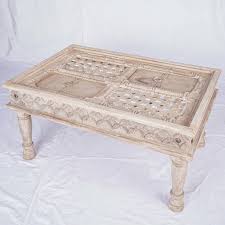 Antique indian thaket coffee table. Clearance Sale Hand Carved Wooden Vintage Coffee Table Indian Design Siam Sawadee