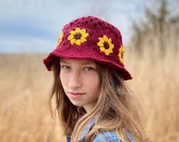 Granny Square Bucket Hat