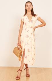 Reformation Carina Midi Wrap Dress Regular Plus Size Nordstrom Exclusive Nordstrom In 2020 Fancy Summer Dress Dresses Wrap Dress