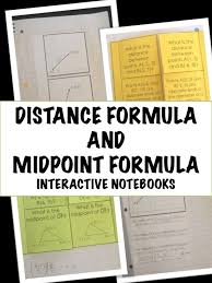 Distance Formula And Midpoint Formula Color Coded Interactive Notebook With Images Midpoint Formula Distance Formula Interactive Notebooks