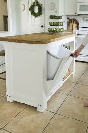 A brilliant ikea hack, this waterfall kitchen island made from textured wood neatly tucks in another mini kitchen island with inlets and wheels. 15 Diy Kitchen Islands Unique Kitchen Island Ideas And Decor