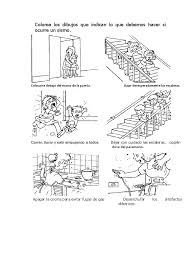 Centro sismológico, universidad de chile. Colorea Los Dibujos Que Indican Lo Que Debemos Hacer Si Ocurre Un Sismo