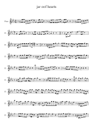 Jar Of Hearts Jar Of Hearts Violin Music Violin Sheet Music