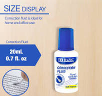 0.7 FL OZ (20 mL) Correction Fluid (2/Pack)