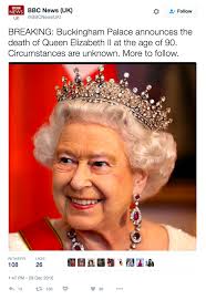 The bbc presenter who broke the news of the death of prince philip appeared to hold back tears as she made the announcement live on air. Queen Elizabeth Ii Is Not Dead People Com