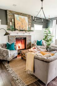 Shop for teal home decor at bed bath & beyond. Our Cozy Fall Living Room With Simple Mantel Decor The Diy Mommy