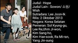 Genre, drama, action, production status, released. Sinopsis Film Korea Hope Bikin Sedih Youtube