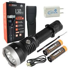 Charging dock plugs into ac wall outlet. Acebeam L30 Genii Rechargeable Flashlight W Ab 21700 Battery Usb Wall Plug 769923322742 Ebay