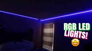 Led strip lights have revolutionized the lighting industry and added versatility to the lights and living space. Unboxing Installing Rgb Led Light Strips Whole Room Youtube