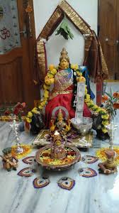 Pin By Bhavani M N On Kolu Themes Goddess Decor Rangoli Designs Diwali Festival Decorations