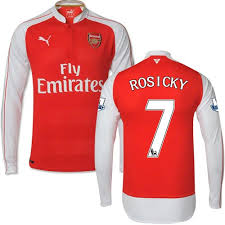 When you need new a arsenal fc jersey. Men S 7 Tomas Rosicky Arsenal Fc Jersey 15 16 England Football Club Puma Authentic Red Home