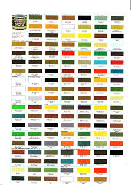 14 Specific Hombrol Enamel Paint Chart