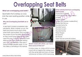 Overlapping Seat Belts Toyota Rav4 2006 Toyota Prius Toyota Corolla