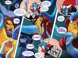 Post 316021: comic DC DCAU Mumbo Raven shoogerbare Starfire Teen_Titans