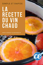 La Recette Simple Et Rapide Du Vin Chaud Aux Epices Recette Vin Chaud Vin Chaud Recette Recette