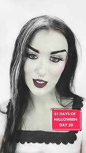 Day 20! Lily Munster #halloween #halloween2021 #makeup #makeupartist  #cosplay #munsters #31daysofhalloween