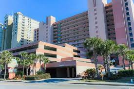 Beautiful Oceanfront Efficiency Condo In Sandcastle South The Unit Includes 2 Queen Beds Kitchen Dining Broadway At The Beach Lazy River Pool Outdoor Pool